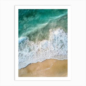 Aerial View Of A Beach 52 Art Print