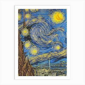 Starry Night 205 Art Print