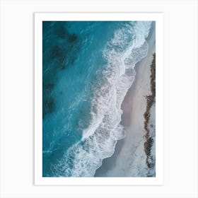 Aerial View Of A Beach 49 Art Print