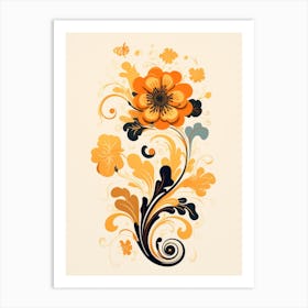 Floral Design Art Print