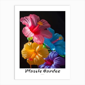 Bright Inflatable Flowers Poster Hibiscus 1 Art Print
