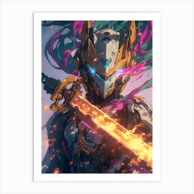 Samurai Warrior Art Print