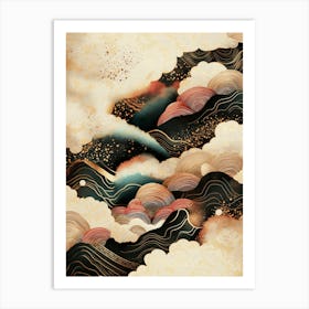 Fantasy Asia Pattern Art Print