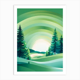 Landscape Canvas Print 3 Art Print