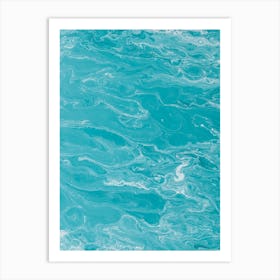 Turquoise Water Art Print