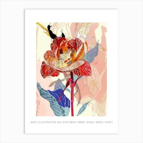 Colourful Flower Illustration Poster Rose Flower Illustration Poster Wa 81af4b0d 8bb5 45da 989c 0fb7fac90d41 Art Print