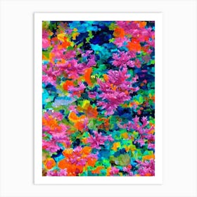 Acropora Tenius Vibrant Painting Art Print