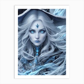 Ice Queen 3 Art Print