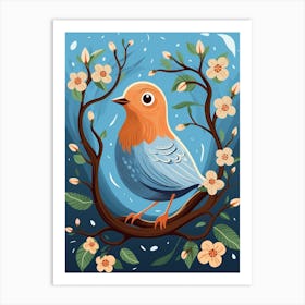 Baby Animal Illustration  Bird 7 Art Print