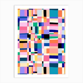 Austin Painted Abstract - Candy Art Print