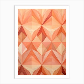 Geometric Pattern Illustration 18 Art Print