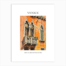 Venice Travel And Architecture Poster 3 Art Print