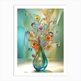 Flowers In A Vase Art Print