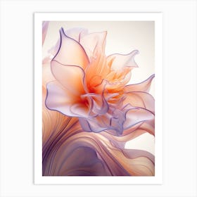 Abstract Flower 1 Art Print