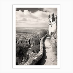 Nazareth, Israel, Photography In Black And White 2 Art Print