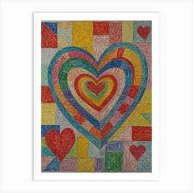 Heart Of Love 38 Art Print