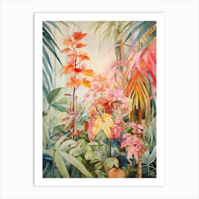 Tropical Plant Painting Areca Palm 3 Art Print