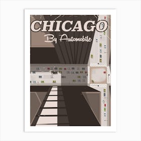 Chicago By Automobile Art Print
