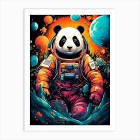 Panda Astronaut Art Print