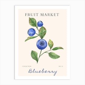 Blueberry Art Print