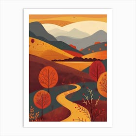 Autumn Landscape 1 Art Print