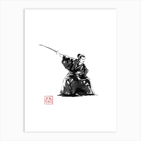 Samurai position Art Print