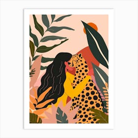 Cheetah In The Jungle 10 Art Print