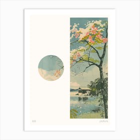 Ise Japan 2 Cut Out Travel Poster Art Print