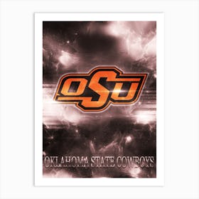 Oklahoma State Cowboys Art Print