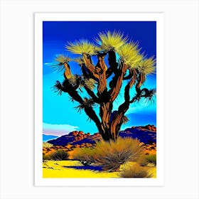 Joshua Tree In Mojave Desert Nat Viga Style  (6) Art Print