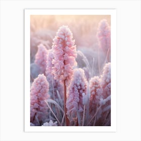 Frosty Botanical Hyacinth 3 Art Print