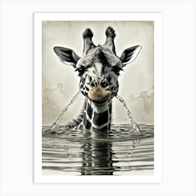 Giraffe 21 Art Print