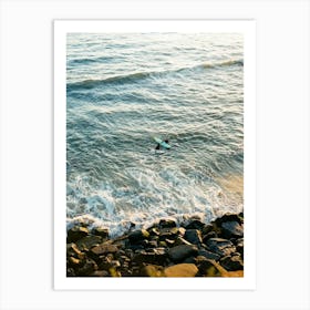 San Diego Surfers on Film Art Print