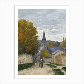 Street In Sainte Adresse (1867), Claude Monet Art Print