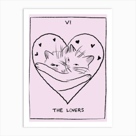 The Lovers Art Print