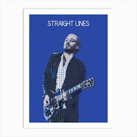 Straight Lines Daniel John Silverchair Art Print