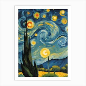 Starry Night 27 Art Print