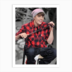 Justin Bieber Home For The Holidays Christmas Concert Art Print