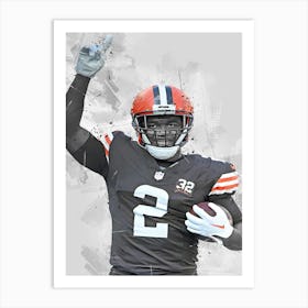 Amari Cooper Cleveland Browns Art Print