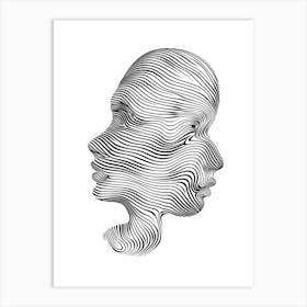 Line Art Intricate Simplicity 10 Art Print