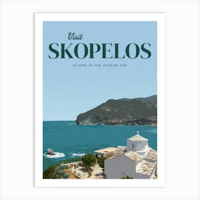 Skopelos Island In The Aegean Sea Art Print