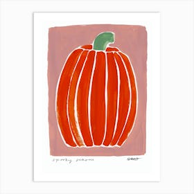 Pumpkin Halloween Art Print