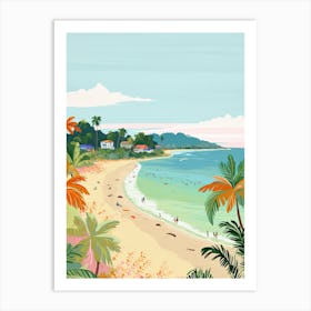 Tanjung Rhu Beach, Langkawi Island, Malaysia, Matisse And Rousseau Style 1 Art Print