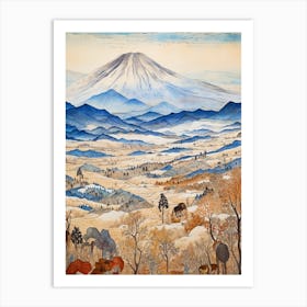 Fuji Hakone Izu National Park Japan 6 Art Print