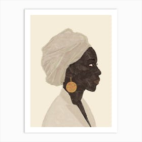 Woman In A Turban Art Print