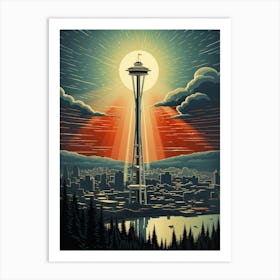 Seattle Space Needle Art Print