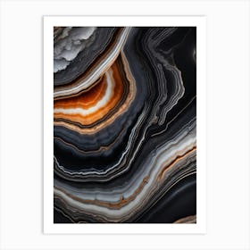 Abstract Agate Art Print