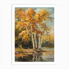 Birch Trees 1 Art Print