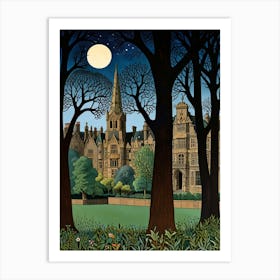 william morris Oxford College Art Print