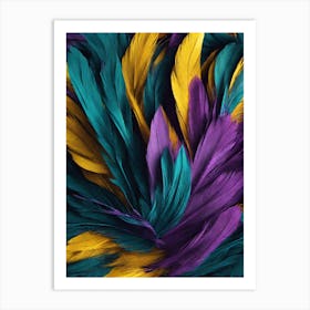 Feather Pop Art Art Print